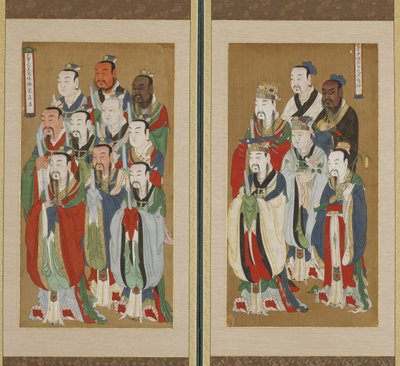 Prozessionsszene, Choson-Dynastie von Korean School