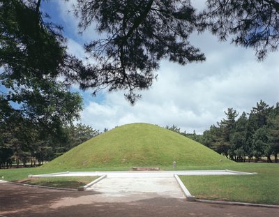 Tumulus von König Muryong von Korean School