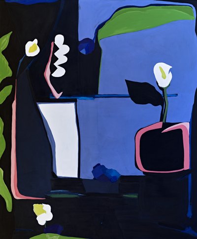 Calla-Lilien bei Nacht von Kristin Brin