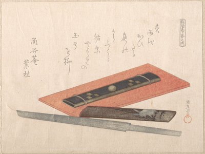 Messer und zwei Messergriffe von Kubo Shunman