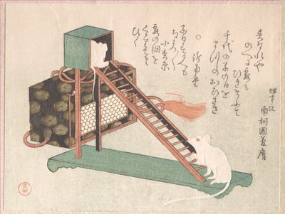 Spielende weiße Mäuse von Kubo Shunman