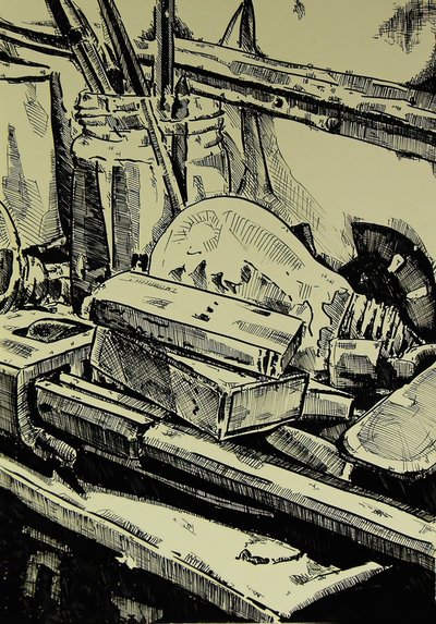 Stillleben im Atelier des Künstlers von Kulik
