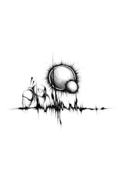Astronaut Kosmischer Blick von Kulik