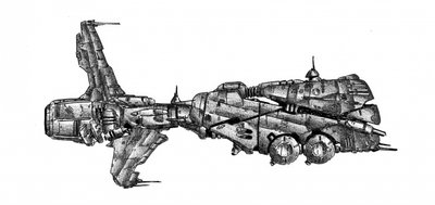 Detailliertes Sci-Fi-Raumschiff von Kulik