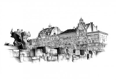 Historische Stadtskizze von Kulik