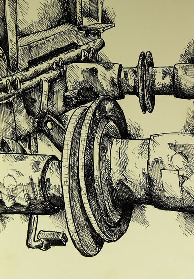 Industrielle Maschinendetail von Kulik