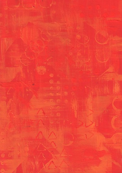 Rot Orange Geometrie von Kulik
