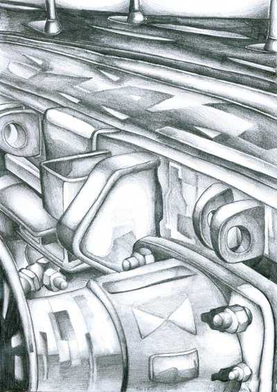 Elegante Industrielle Perspektive von Kulik