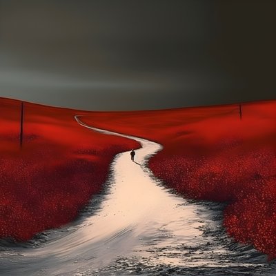 Eine lange rote Straße. Gehen. Wie der Held, der nie lief von Kurt Heppke