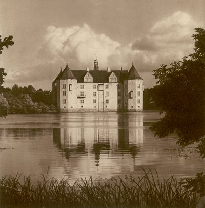 Schloss Glücksburg bei Flensburg (Schleswig) (s/w Foto) von Kurt Hielscher