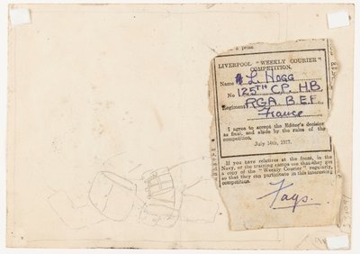 Einsendung an einen Zeitungswettbewerbsredakteur, 1917 von L. Hogg