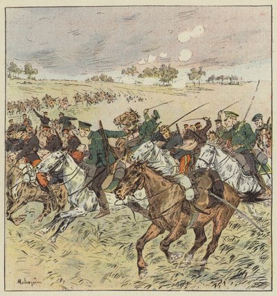 Kavalleriegefecht bei Oua-Fan-Gou von L. Malespine