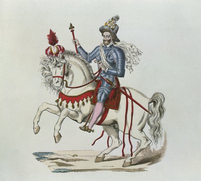 Reiterporträt von Heinrich IV. im Jahr 1596 von Lacoste jeune