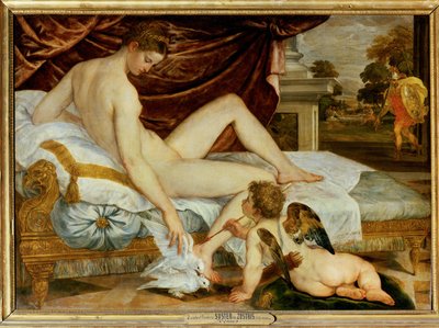 Venus und Amor von Lambert Sustris