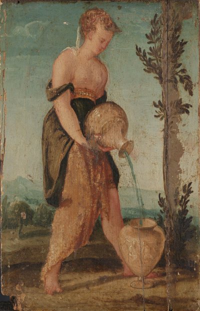 Frau mit Wasserkrug von Lambert Sustris
