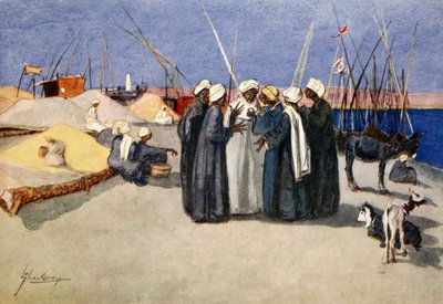 Ein Seitenlicht, 1908 von Lance Thackeray