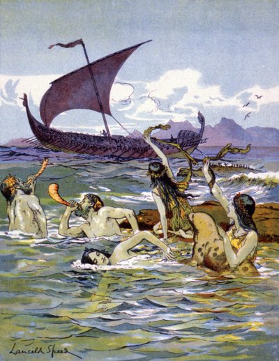 Jason und das Goldene Vlies, ca. 1900 (Illustration) von Lancelot Speed