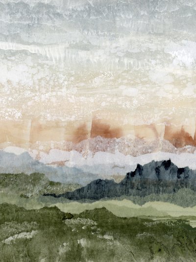 Geschichtete Berglandschaft von Lara Eckerman