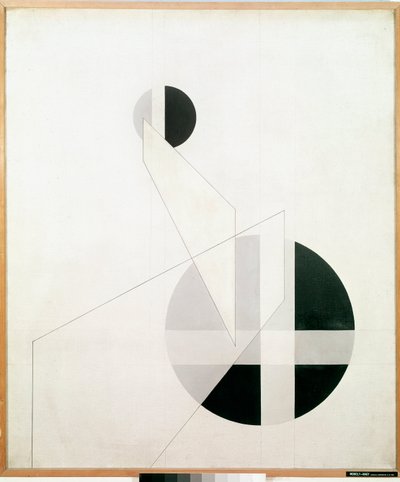 Komposition A XX Gemälde von László Moholy-Nagy von Laszlo Moholy Nagy