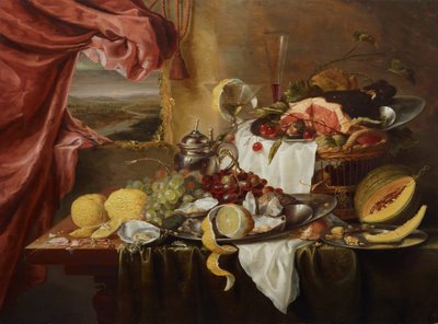 Stillleben mit imaginärer Aussicht von Laurens Craen