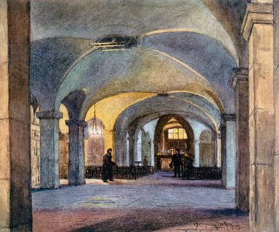 Die Kapelle von St. Faith, in der Krypta von Lawrence Deller