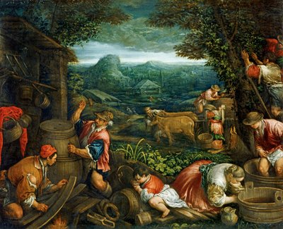 Der Herbst oder die Weinlese von Leandro da Ponte Bassano