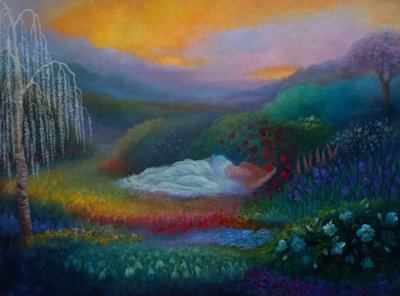 Persephones Garten II, 2025 von Lee Campbell