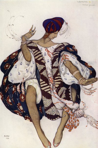 Jüdischer Tanz, für das Ballett Cleopatra von Leon (after) Bakst