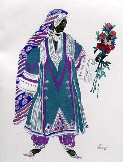 Kostümentwurf von Leon Bakst