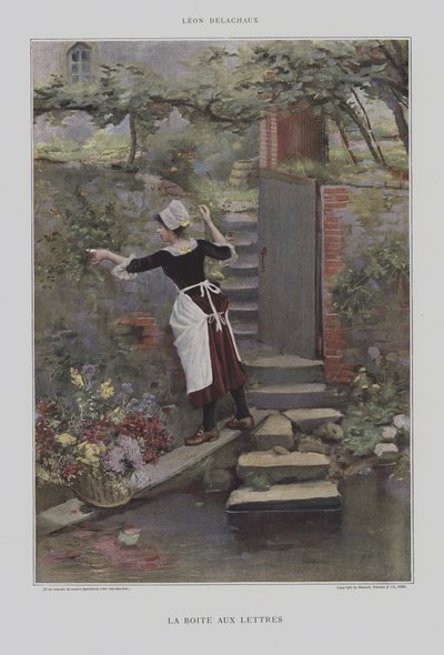 La Boite aux Lettres (Der Briefkasten) von Leon Delachaux