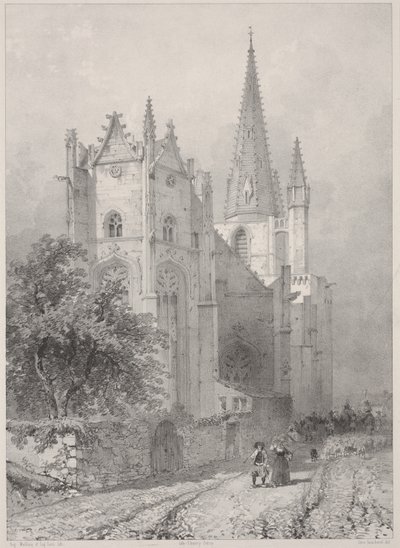 Kirche von Hennebont, Bretagne von Leon Gaucherel