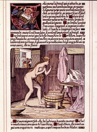 Illustration des Romans „La Mye du Roy“ von Honoré de Balzac von Leon Lebegue