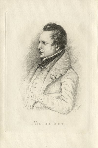 Porträt von Victor Hugo 1802-1885 von Leon Noel