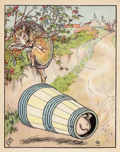 Illustration für Die drei kleinen Schweinchen von Leonard Leslie Brooke