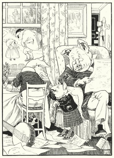 Die fünf Schweine von Leonard Leslie Brooke