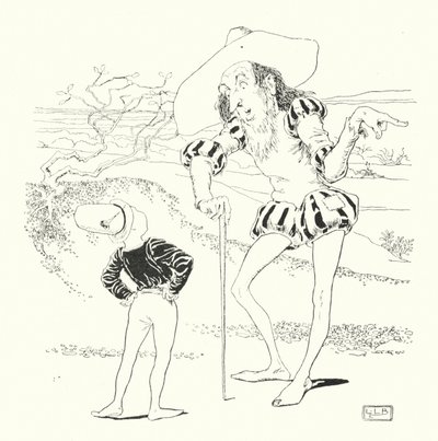 Der Mann in der Wildnis fragte mich, wie viele Erdbeeren im Meer wachsen von Leonard Leslie Brooke