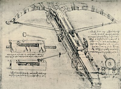 Ballista, 1928 von Leonardo da Vinci