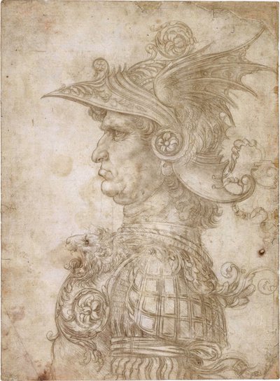 Büste eines Kriegers von Leonardo da Vinci