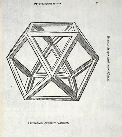 Hexaedron abscisum vacuum, Illustration aus 