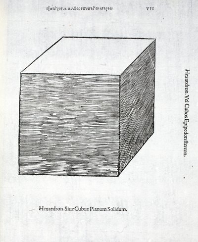 Hexaedron planum solidum, Illustration aus 