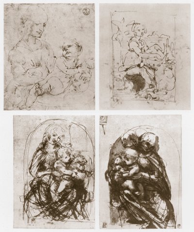 Madonna, 15. Jahrhundert von Leonardo da Vinci