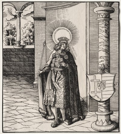 Heilige verbunden mit dem Haus Habsburg: Eine allgemeine Darstellung der Vorfahren von Kaiser Maximilian I. von Leonhard Beck