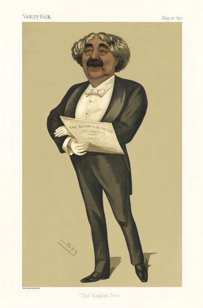 John Sims Reeves - Porträt stehend von Leslie Matthew (1851 1922) Ward