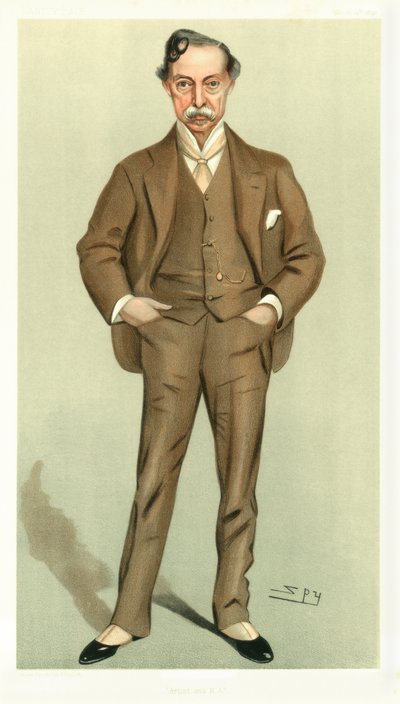 William Quiller Orchardson, schottischer Künstler, 1898 von Leslie Matthew Ward