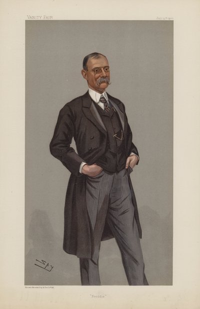 Frederick Treves, Freddie, 19. Juli 1900, Vanity Fair Karikatur (Chromolithografie) von Leslie Matthew Ward