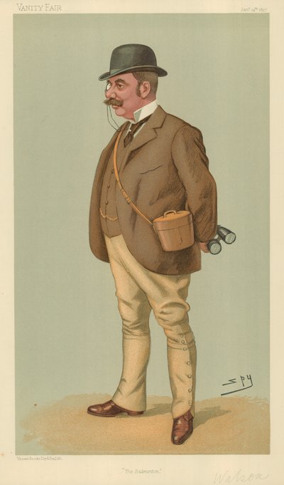 Mr. Alfred Edward Thomas Watson, Vanity Fair Karikatur, 14. Januar 1897 von Leslie Matthew Ward