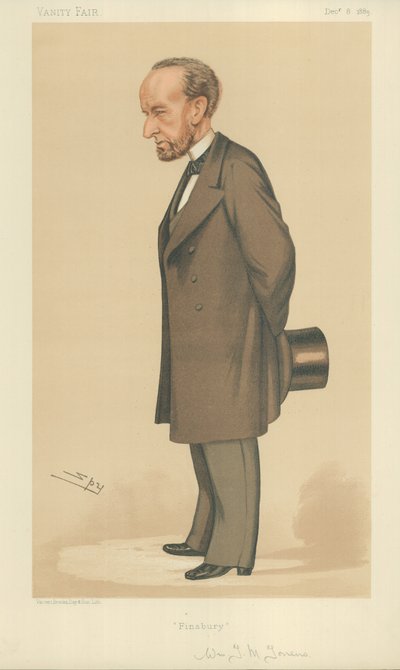 Mr. William McCullagh Torrens, Finsbury, 8. Dezember 1883, Vanity Fair Karikatur von Leslie Matthew Ward