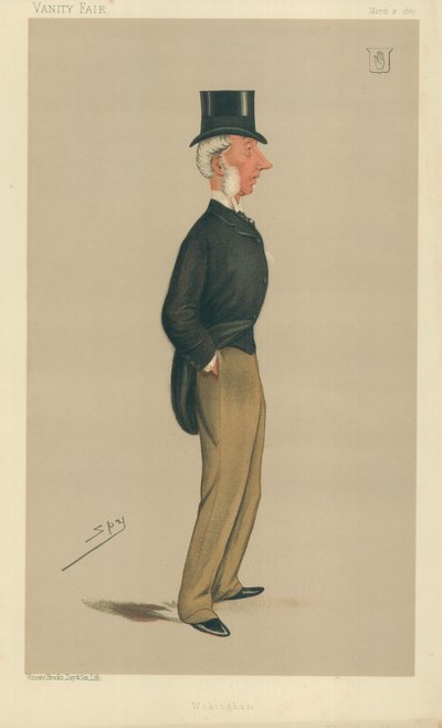 Sir George Russell, Wokingham, 2. März 1889, Vanity Fair Karikatur von Leslie Matthew Ward