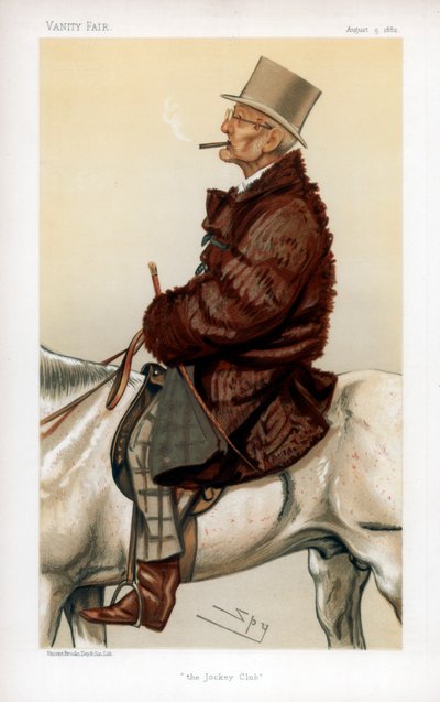 Der Jockey Club, 1882 von Leslie Matthew Ward