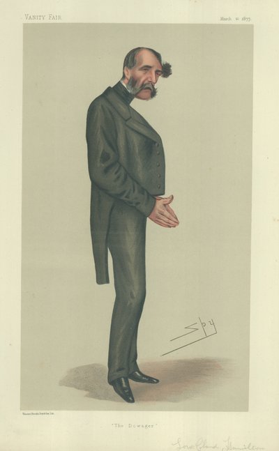 Der ehrenwerte Lord Claud Hamilton, Die Witwe, Illustration aus 